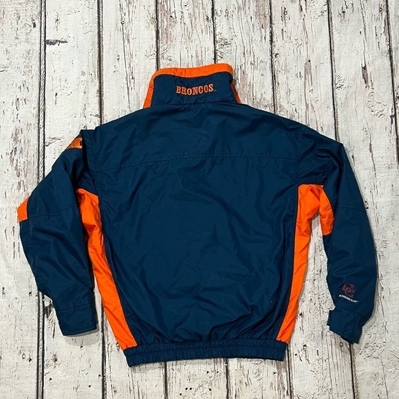 Vintage 1990s Denver Broncos Columbia Sportswear Shell NFL Football Shell Jacket - Picture 2 of 13